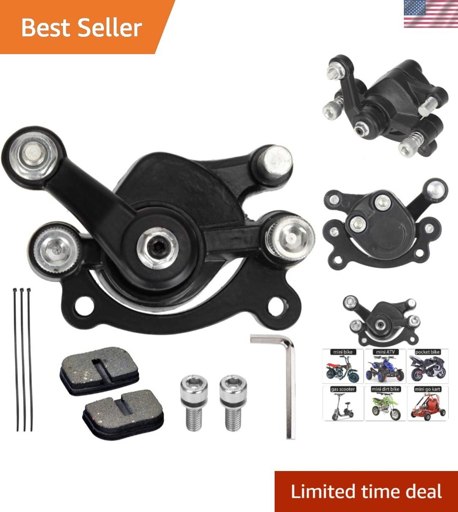 Front Disc Brake Caliper & Pad Kit for 80cc MM-B80, 105cc MM-B105, CT100U, CC100X Mini Bikes