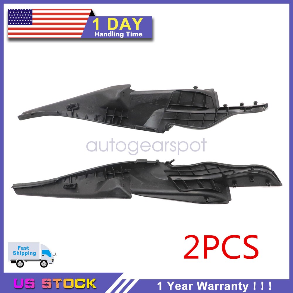 2016-2020 Honda Civic Front Wiper Motor Cover Trim Pair