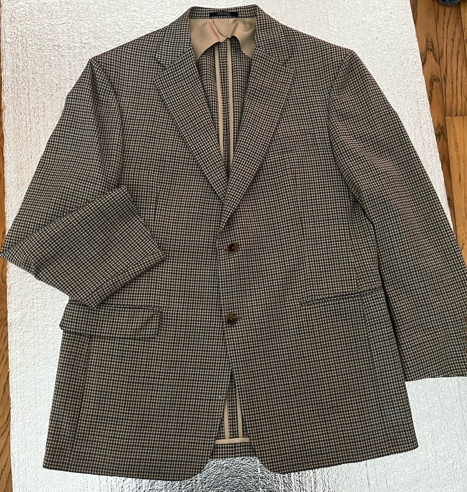 Austin Reed Sports Coat Men’s Size 42R Blue Plaid Blazer By Dillards Suit Jacket