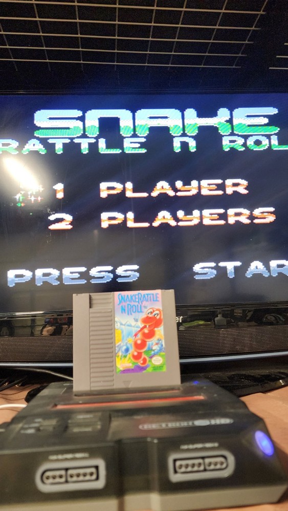 Snake Rattle 'n' Roll (Nintendo NES) Cartridge Only, Tested Authentic
