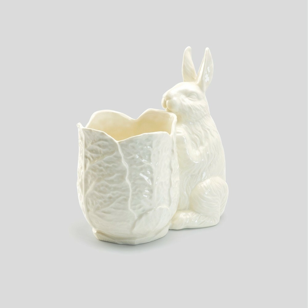 Grace Teaware Bunny Figurine Fine Porcelain Vase