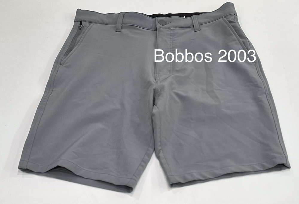 Hurley Men's Regular Fit Hybrid Shorts, Gray, Size 32
