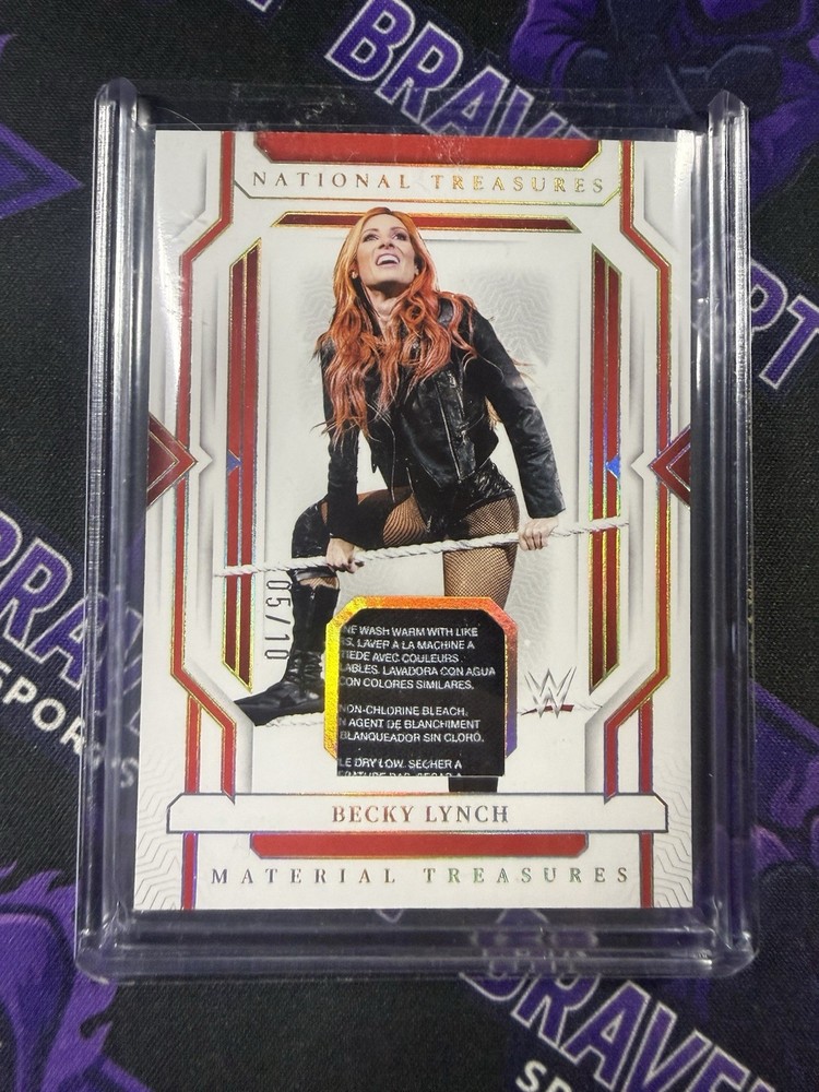 2024 Panini National Treasures WWE Becky Lynch Material Treasures #5/10