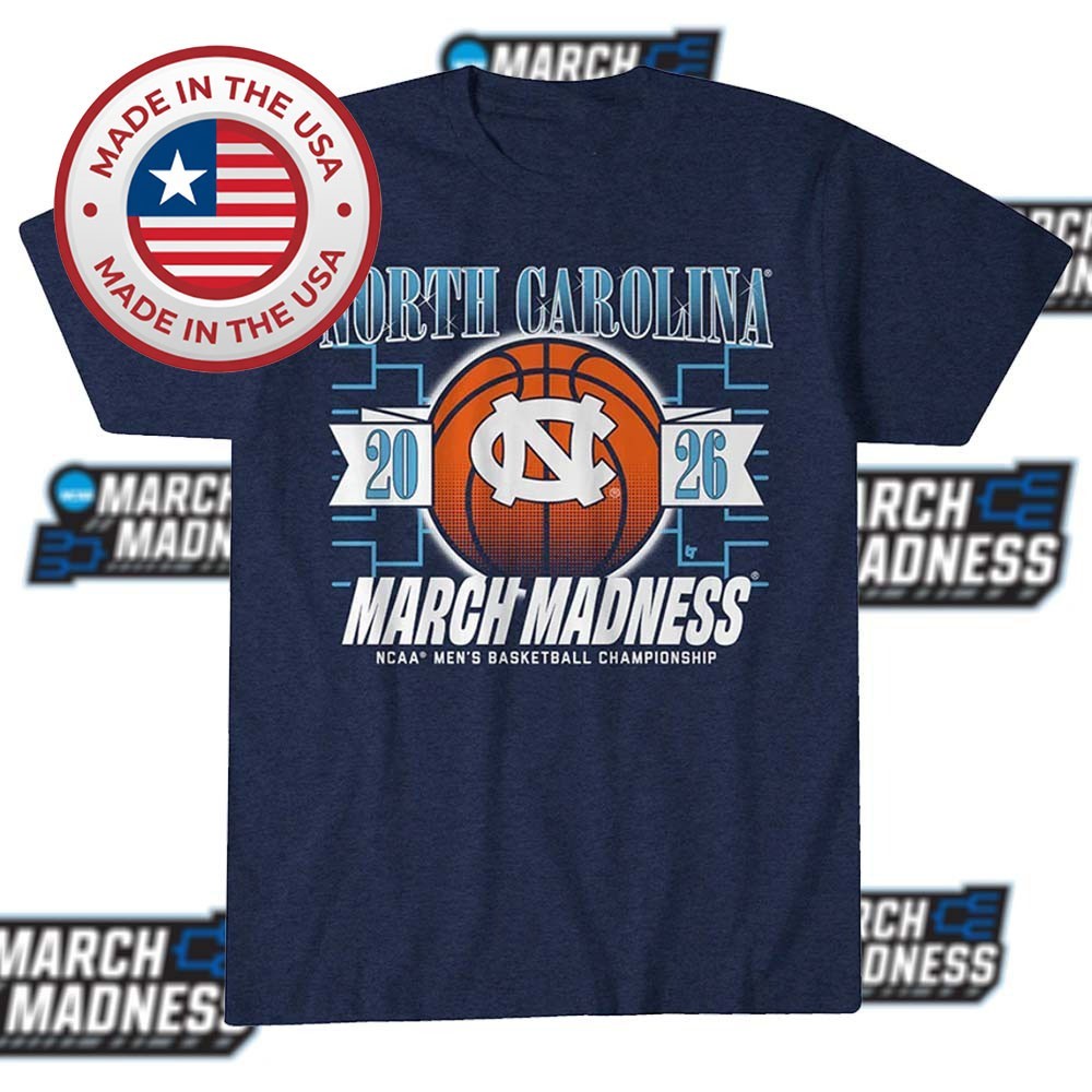 UNC Tar Heels Men's Basketball 2026 March Madness Unisex T-Shirt