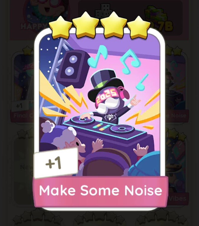 Make Some Noise - Monopoly Go - Sticker - 4Star⭐️
