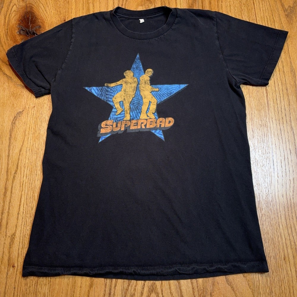 Superbad 2008 Movie Promo T-Shirt Mens Small Officially Licensed Black Mclovin