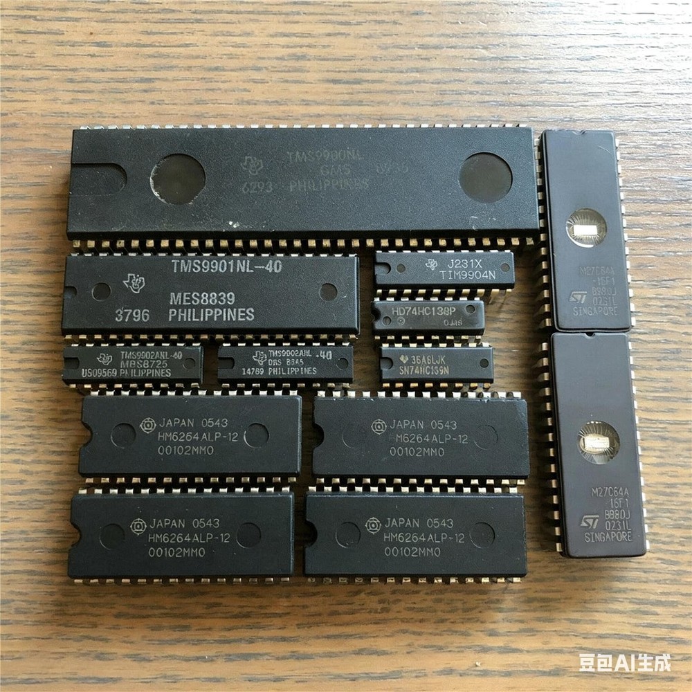 TI TMS9900 + 9901 + 9902 + 9904 + 8K x 8 + 8K x 8 EPROM IC Kit #A6-37