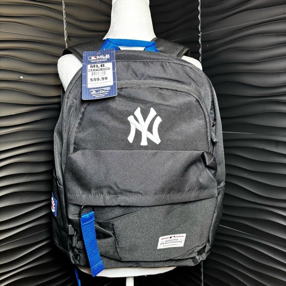 MLB Black Backpack