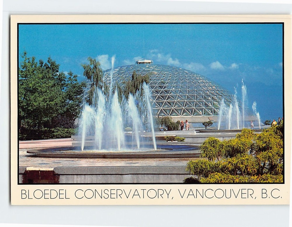 Postcard Bloedel Conservatory Vancouver British Columbia Canada
