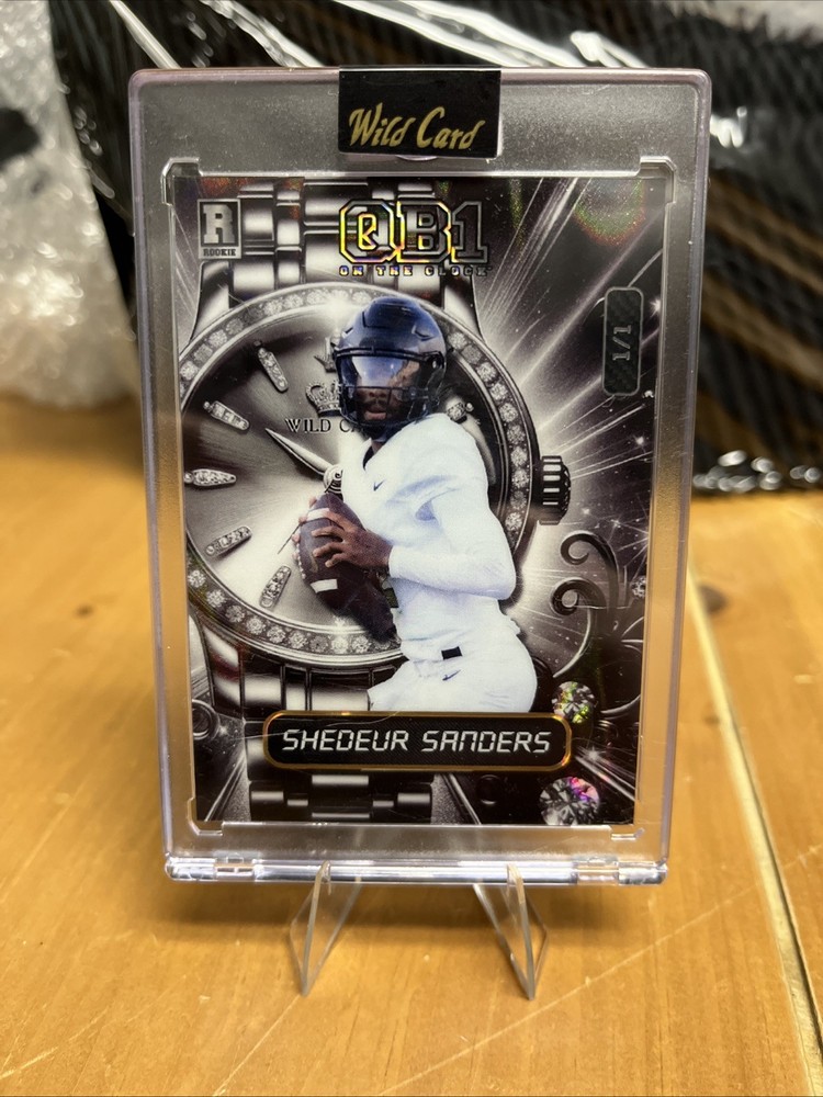 2024 Wild Card QB1 On The Clock - Shedeur Sanders 1/1 RC 🔥⌚️