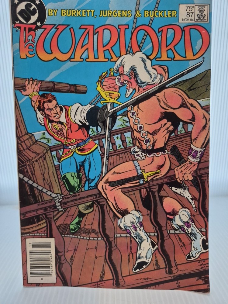 1984 DC Comics The Warlord #87 Dan Jurgens Cover