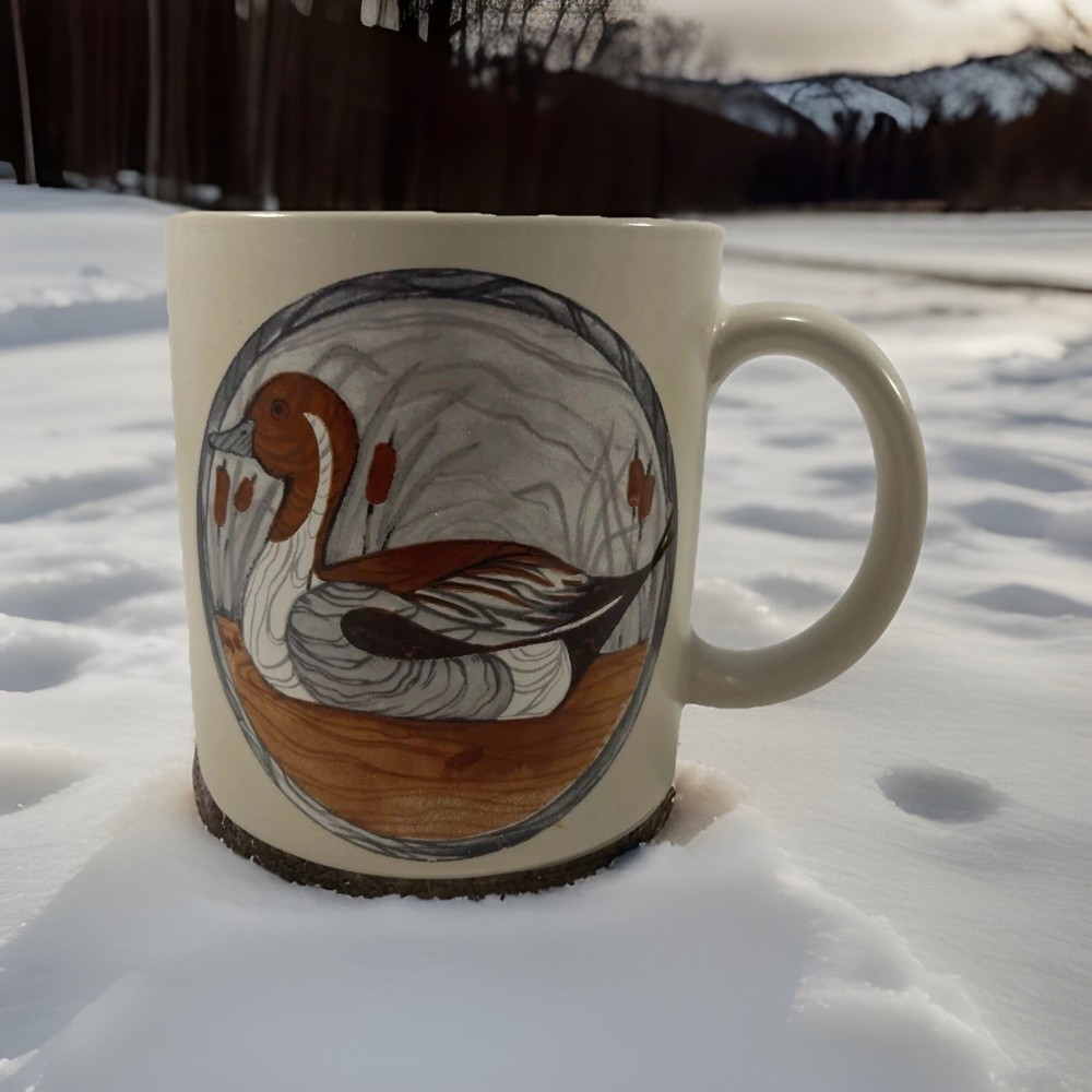 Vintage Applause 1985 Northern Pintail Duck Ceramic Coffee Tea Cup Mug No. 5735