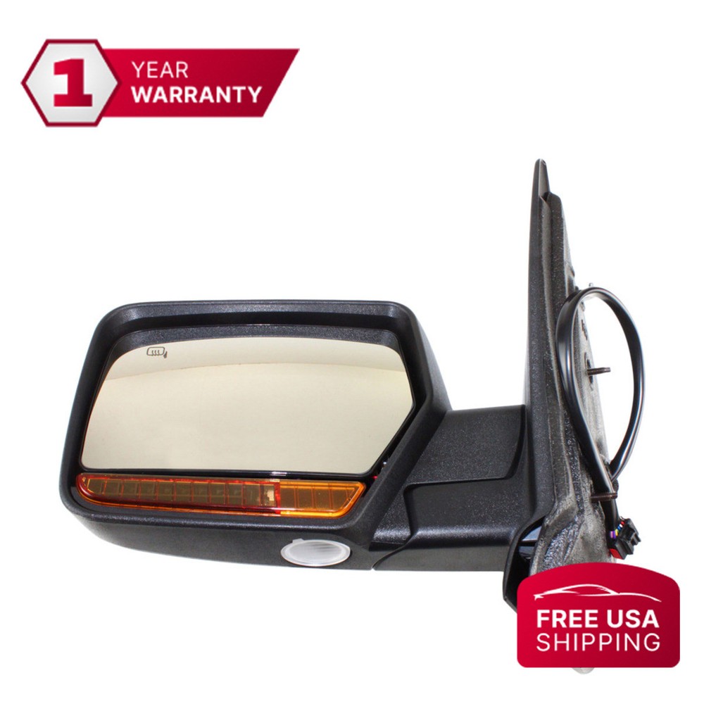 Mirror Chrome Driver Side For 2009-2010 Ford Expedition Lincoln Navigator