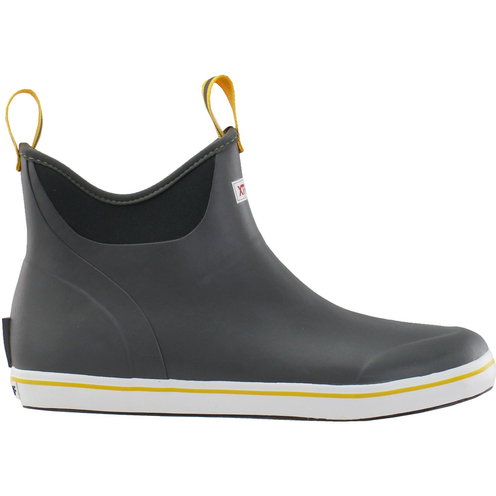 Xtratuf Ankle Deck Round Toe Pull On  Mens Grey Casual Boots 22735-GRY