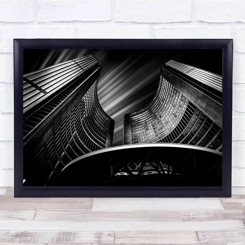 Cityscape Street Canada Toronto Biggity Wall Art Print
