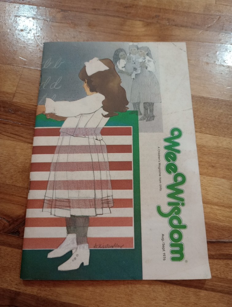 1976 Vintage Children's Magazine Wee wisdom My From Unity Collectible