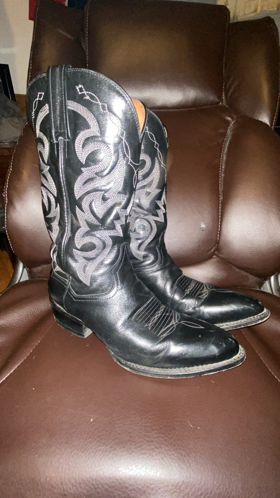 Ariat Mens Black Boots Size 9.5 Western Style Durable
