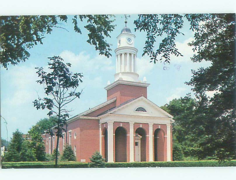 Pre-1980 CHAPEL AT UNION COLLEGE Barbourville Kentucky KY  q3250