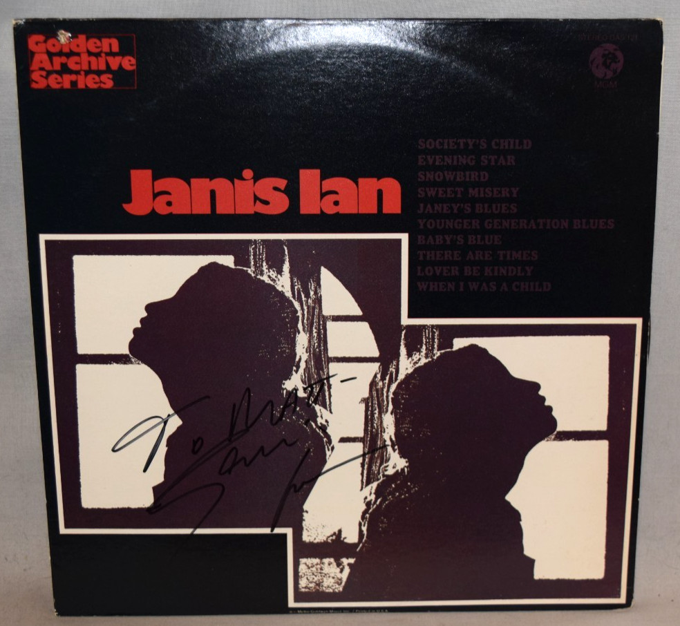 1970 -JANIS IAN- Signed/Autograph/Auto Vinyl LP Record Album - Golden Archive