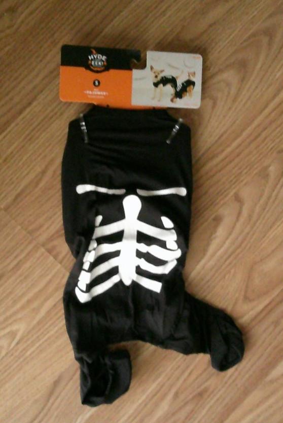 Hyde & Eek Skeleton Halloween Dog or Cat Pajama's - Costume  - Size Small - New