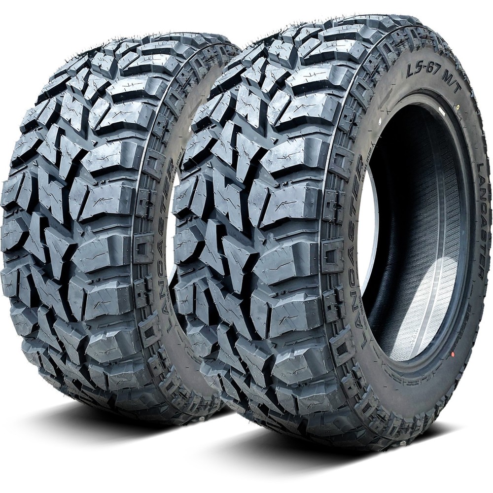 2 New Lancaster LS-67 M/T LT 37X13.50R24 Load F 12 Ply MT Mud Tires