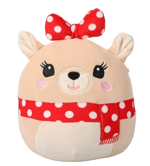 🔥 HOT TOY🔥 Squishmallows Rudolph The Red Nosed Reindeer Clarice 6.5” Plush NEW