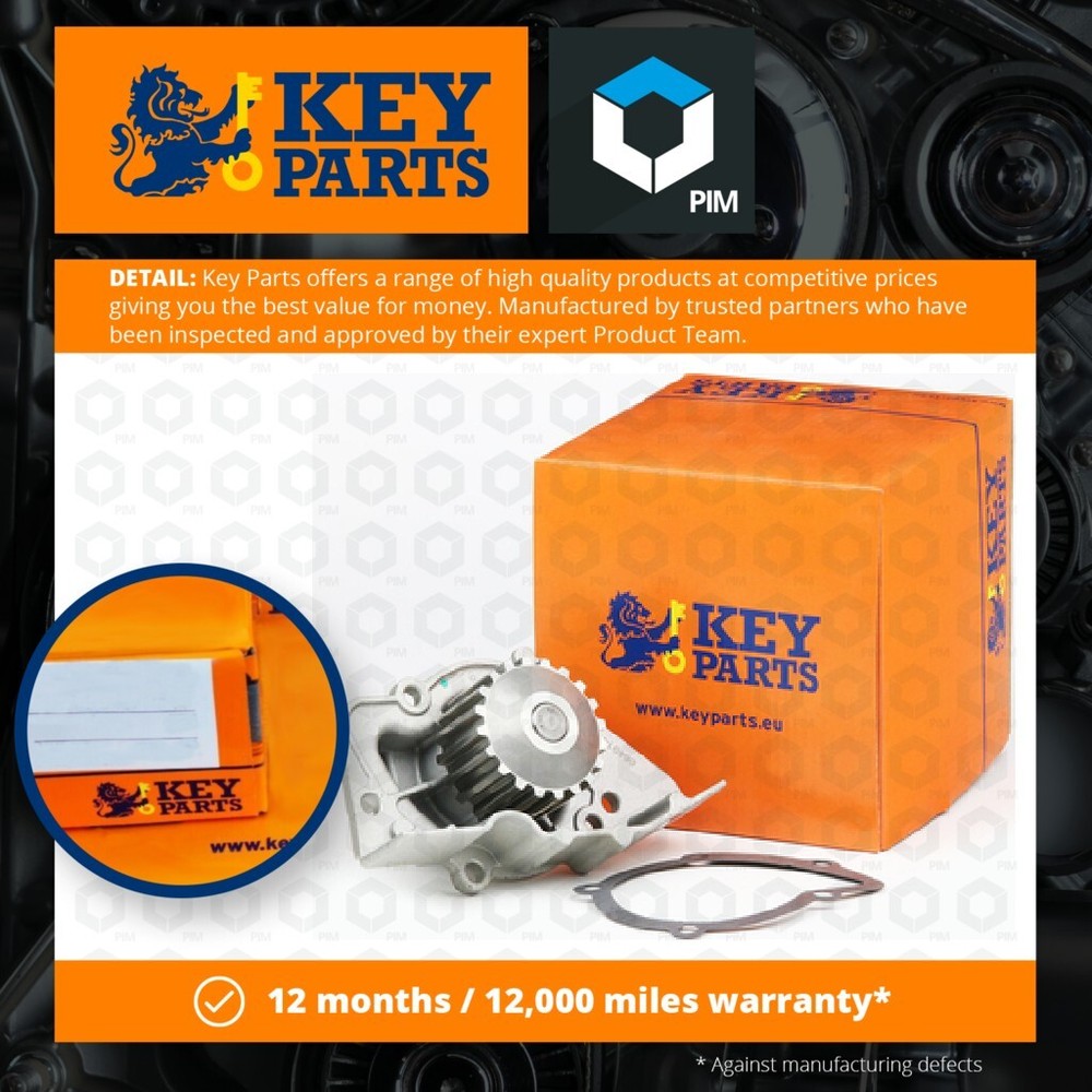 Water Pump KCP1792 Key Parts Coolant 120198 Genuine Top Quality Guaranteed New
