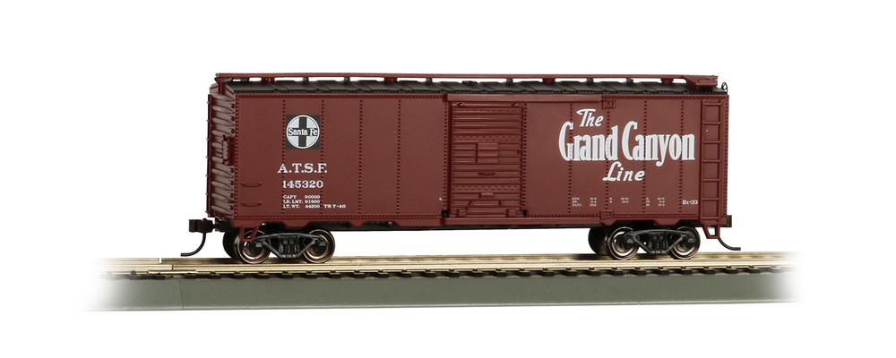 Coche de caja de mapas Industries 40' Santa Fe - Gran Cañón - Tren a escala HO