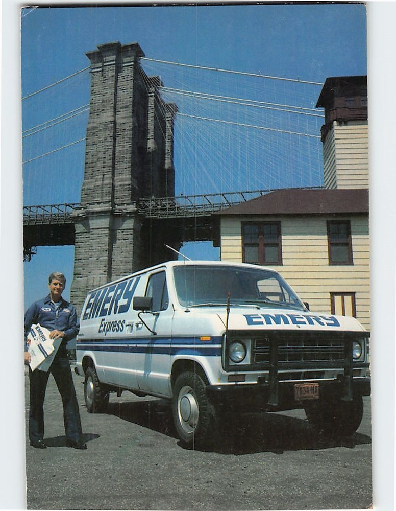 Postcard Emery Express Advertisement