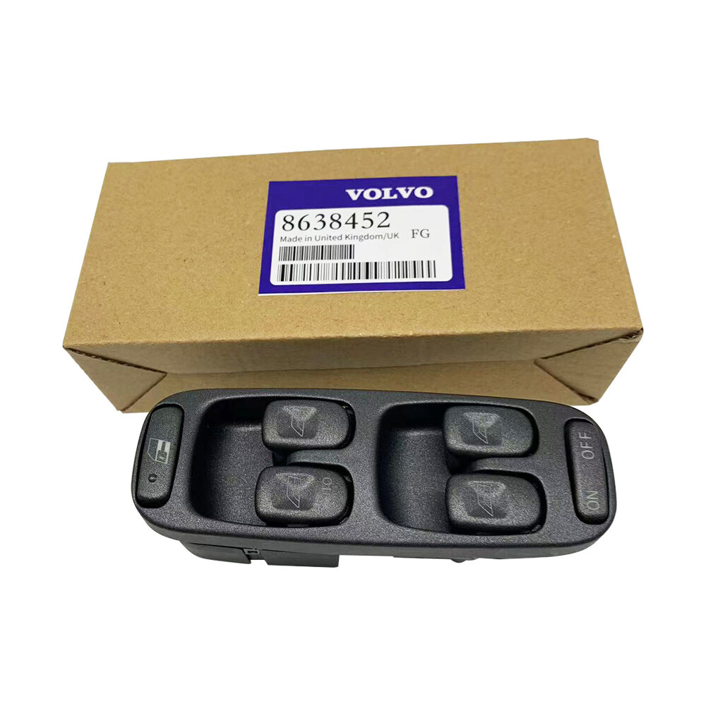 Volvo S70 V70 Front Left Driver Side Power Window Switch Master 8638452