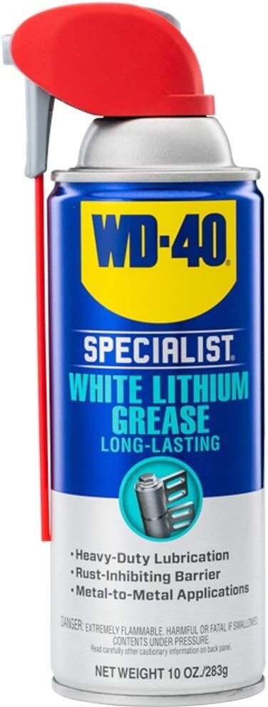 WD-40 Specialist Protective White Lithium Grease Spray with SMART STRAW, 10 OZ