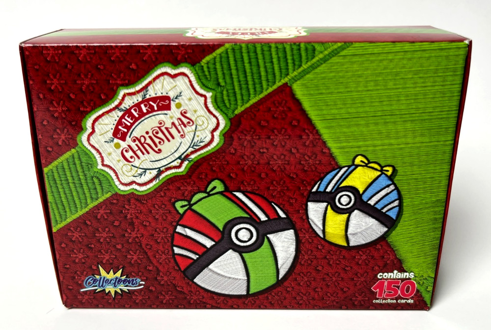 2025 BOX POKEMON CHRISTMAS Collectoons Cards Full Set 150/150 + 1 Lenticular 3D