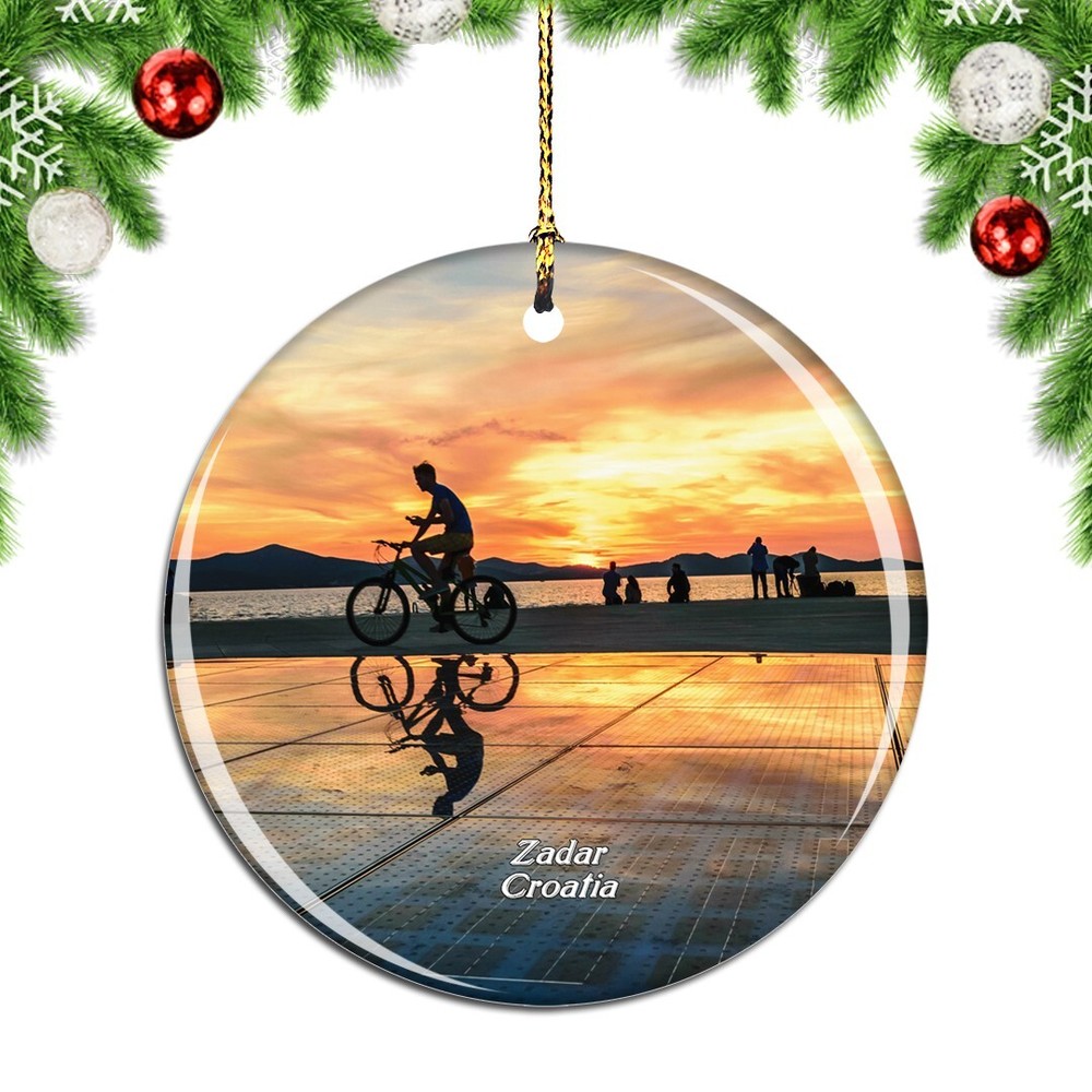 Zadar Croatia Christmas ornament city travel souvenir