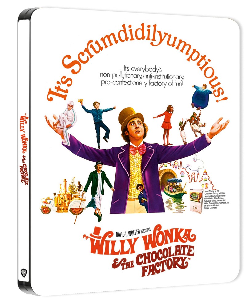 WILLY WONKA E LA FABBRICA DI CIOCCOLATO STEELBOOK (4K Ultra HD) (4K UHD Blu-ray)