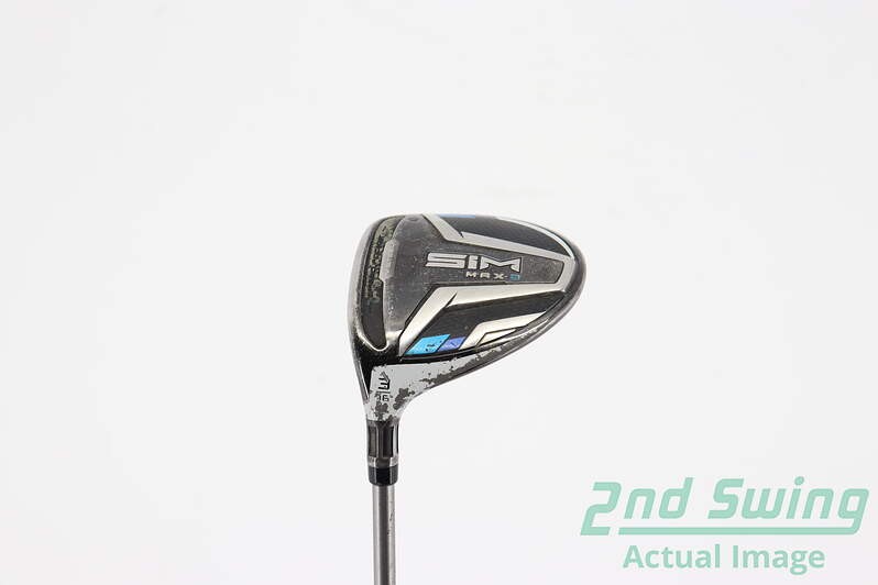 TaylorMade SIM MAX-D 3 Wood 16° Stiff Left-Handed Graphite Fairway Wood 43.5in