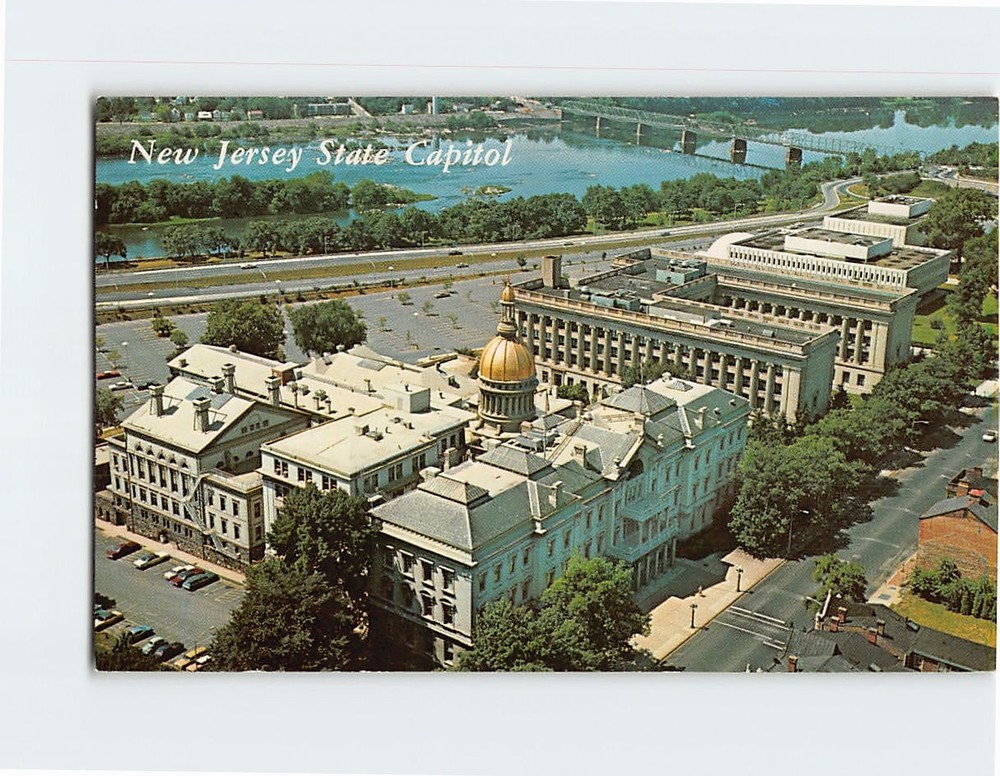 Postcard State Capitol Trenton Mercer County New Jersey USA