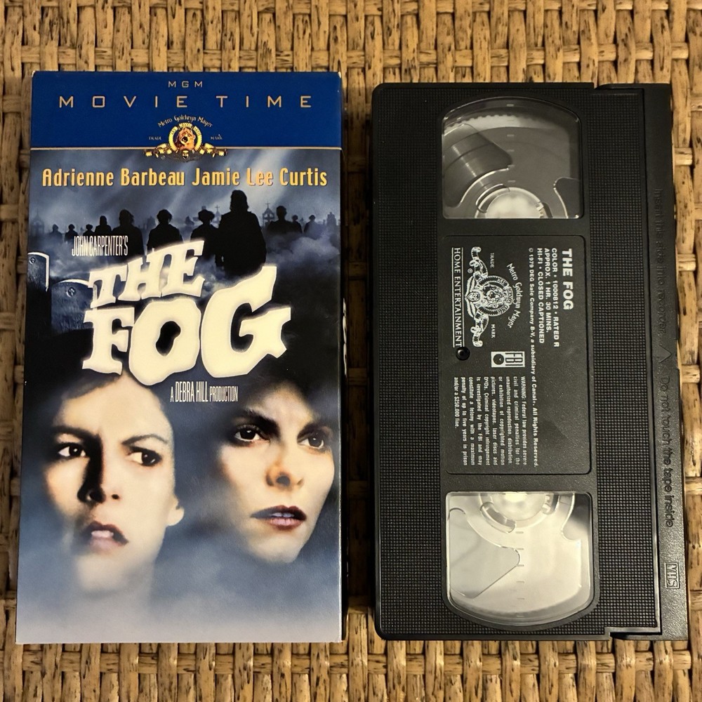 The Fog 1979 VHS Supernatural Horror Jamie Lee Curtis John Carpenter MGM 2000
