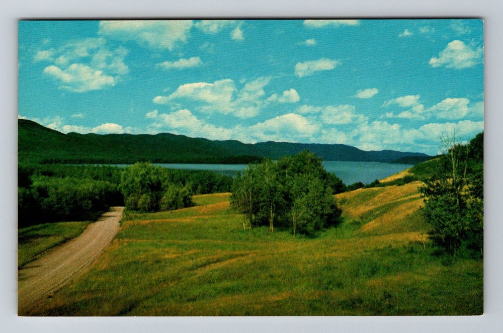 Canada- B.C. Highway 16 Francois Lake Old Postal Card View PC Vintage Postcard