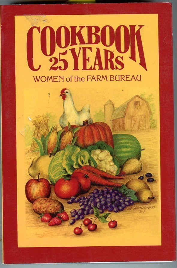 Madison County Illinois-Women of The Farm Bureau Cookbook-Recipes-Cooking-25 Yrs