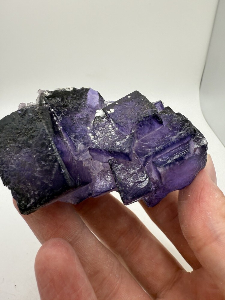 Moroccan Purple Fluorite Crystal for Healing and Collection