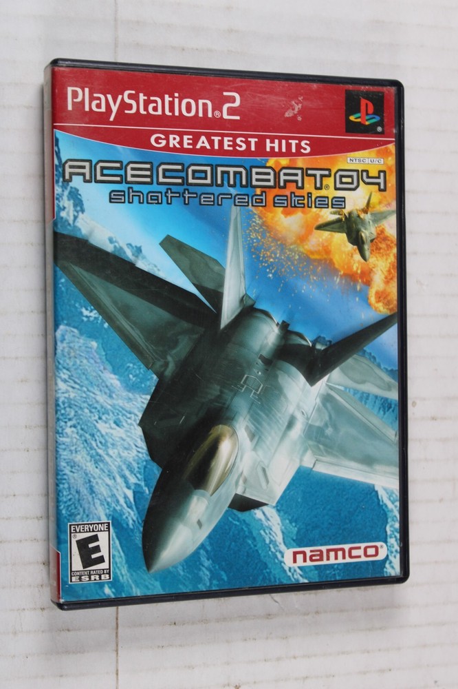 Ace Combat 4 PS2 CIB Shattered Skies (Sony PlayStation 2, PS2) Authentic-image
