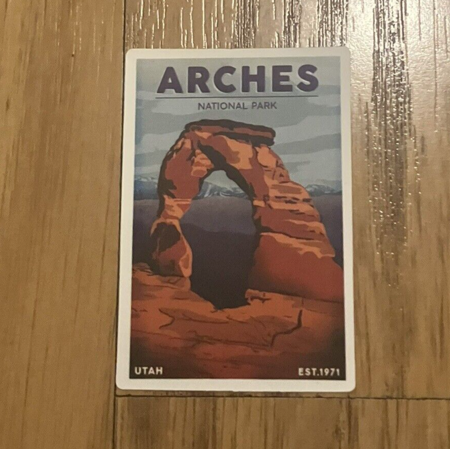 ARCHES NATIONAL PARK UT STICKER 1 PC WATERBOTTLE LAPTOP SCRAPBOOKING NOTEBOOK