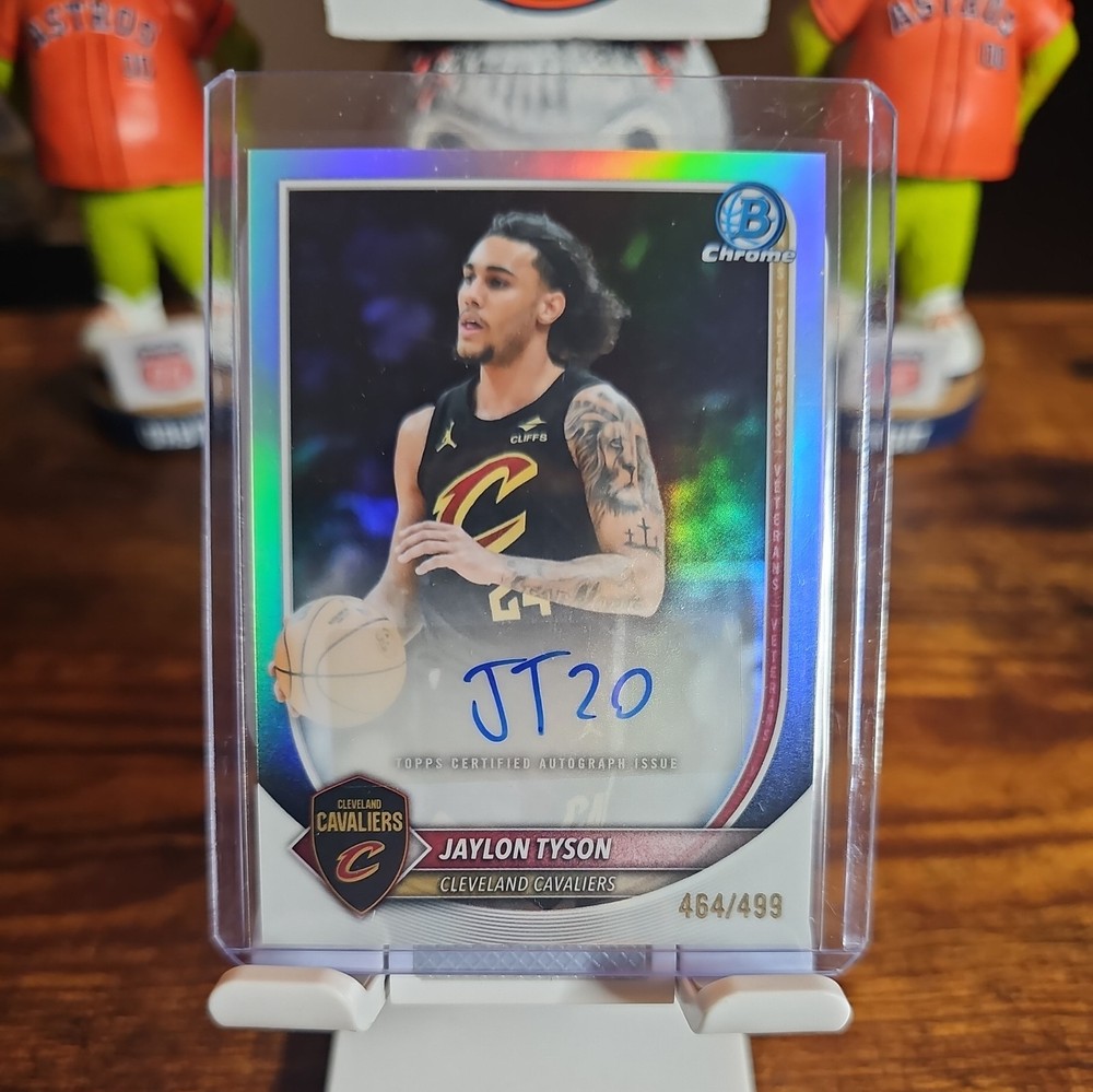 2025-26 Bowman Chrome - Jaylon Tyson #50 Refractor Auto /499 Cleveland Cavaliers