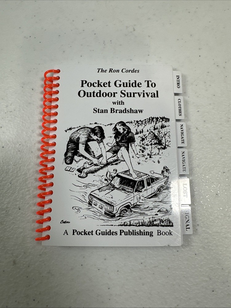 Pocket Guide to Outdoor Survival Navigation Air Signals Start Fire Shelter Water