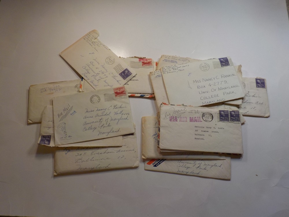 16 Korean War Letters 101st Airborne Division To Sweetheart Militaria Lot VTG