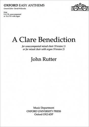 John Rutter A Clare Benediction (Sheet Music)Another great item from Rarewaves USA | Free delivery!
