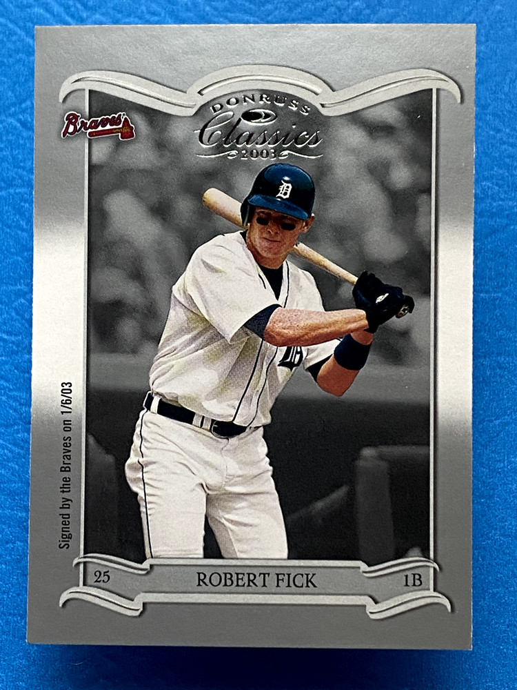 Robert Fick 2003 Donruss Classics #84 Atlanta Braves