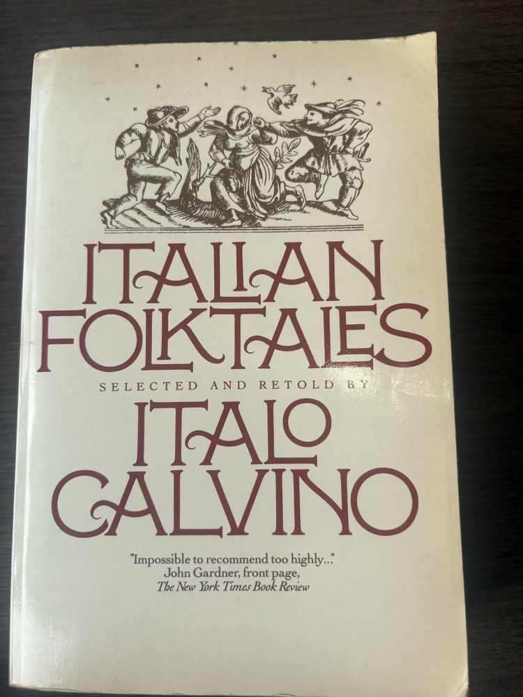 Italo Calvino Italian Folktales Paperback Pantheon Books 1981 Reprint Series