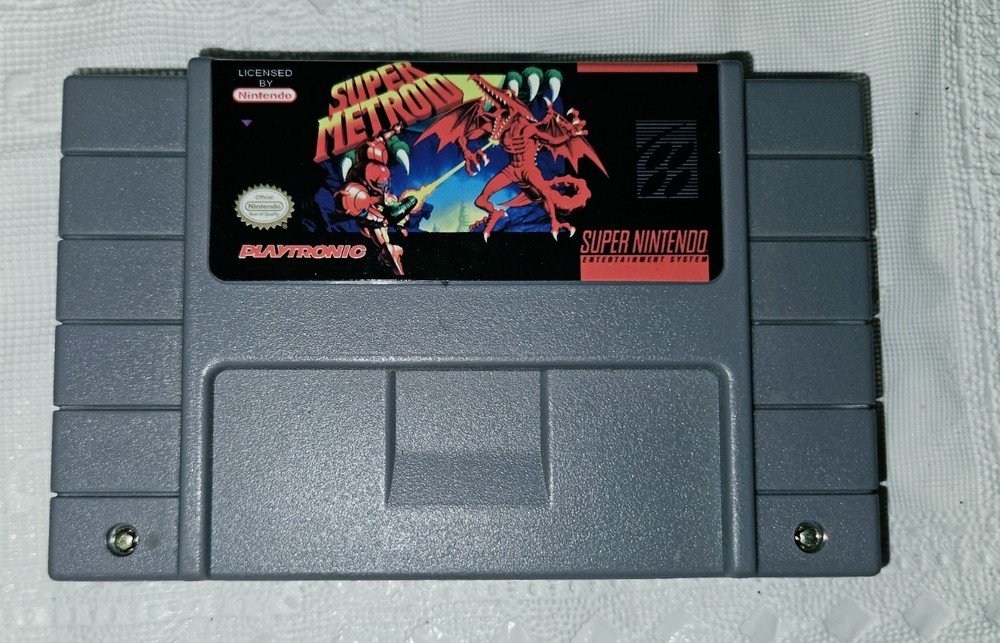 SUPER METROID (Super Nintendo SNES, 1994) Authentic Tested