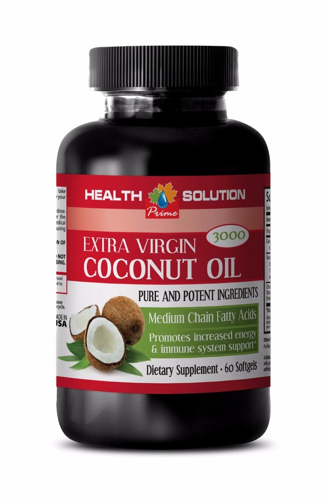 Immune support powder- COCONUT OIL EXTRA VIRGIN 3000mg  -Protects the liver -1B